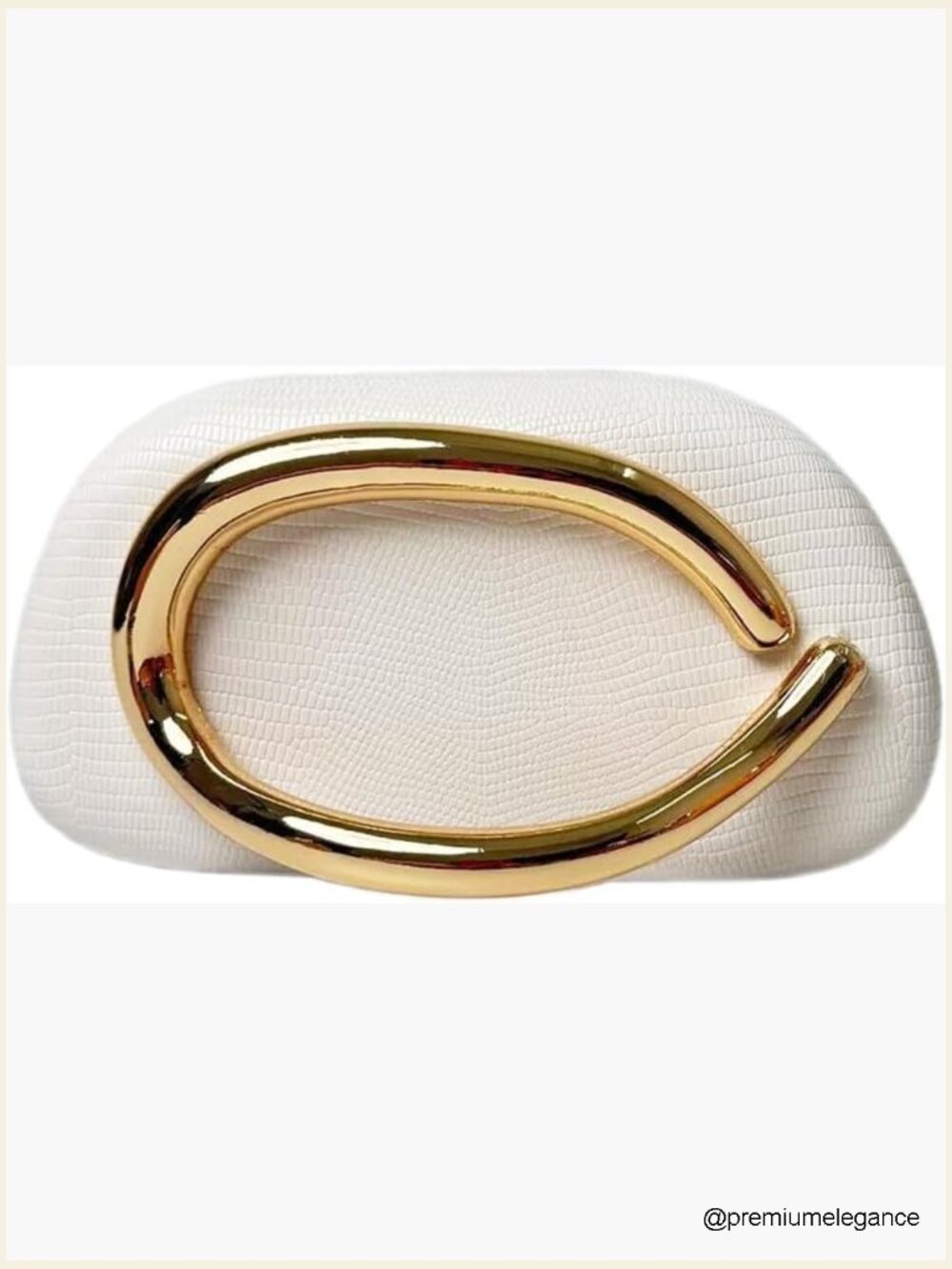 Acrylic Clutch Purse Vintage Metal Handlebars Evening Bag Weddings Prom